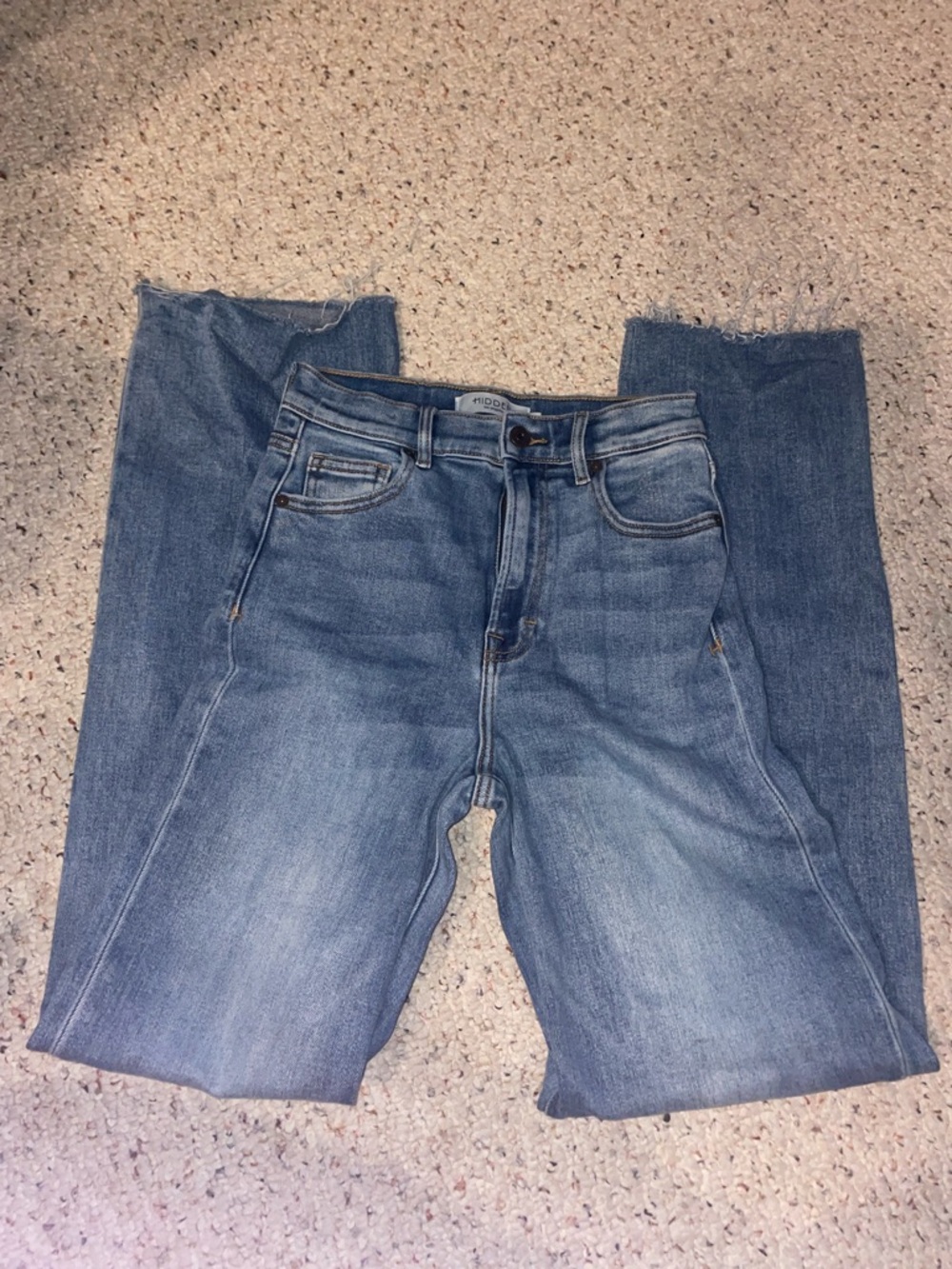 Hidden Light Blue Straight Leg Jeans